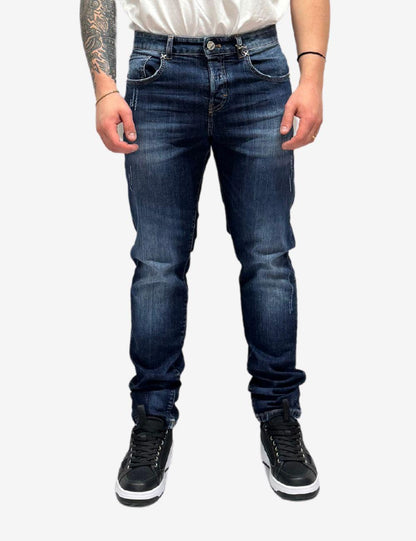 Jeans Richmond X con lavaggio bleaching uomo