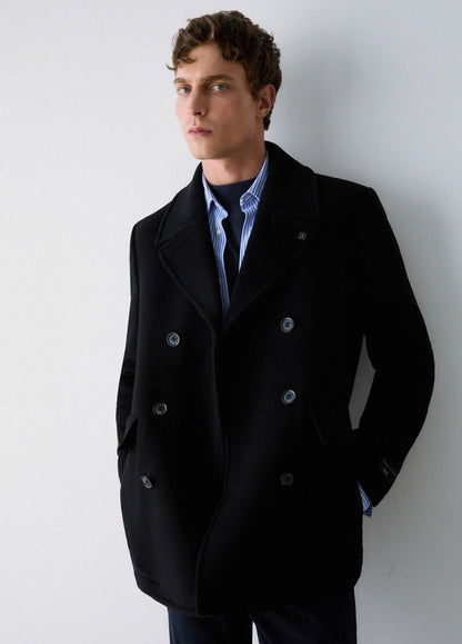 Cappotto Liu Jo doppiopetto in lana e cashmere