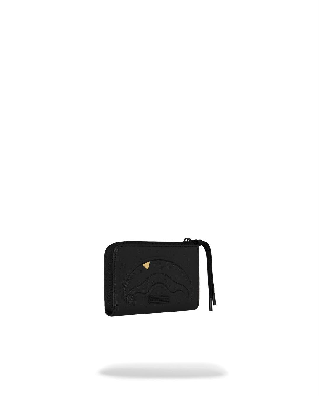 Portafoglio Sprayground nero BLACKED OUT EMBOSSED GOLD TOOTH WALLET