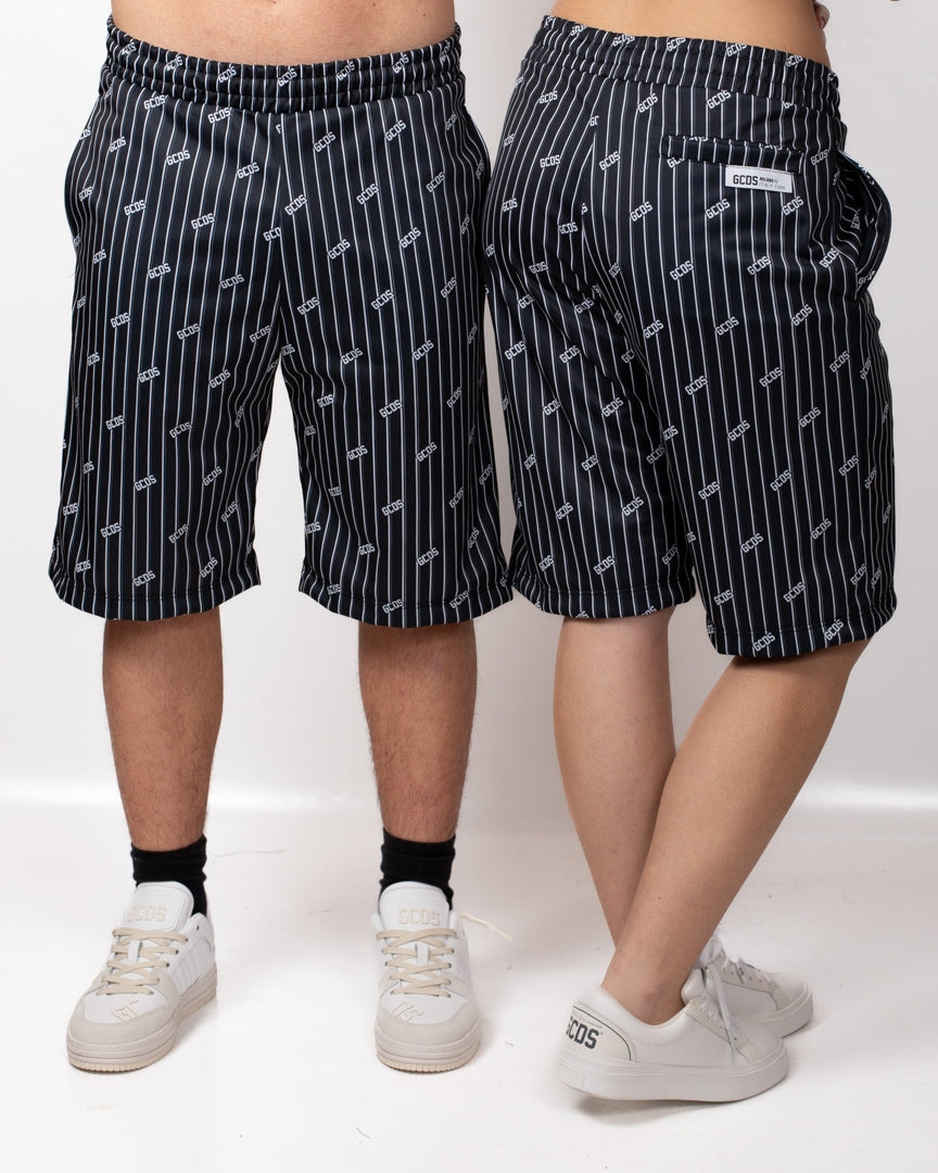 Bermuda GCDS "Pinstripe Logo" in nylon
