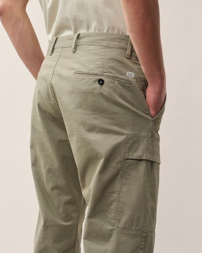 Pantalone C.P. Company cargo stretch satin uomo