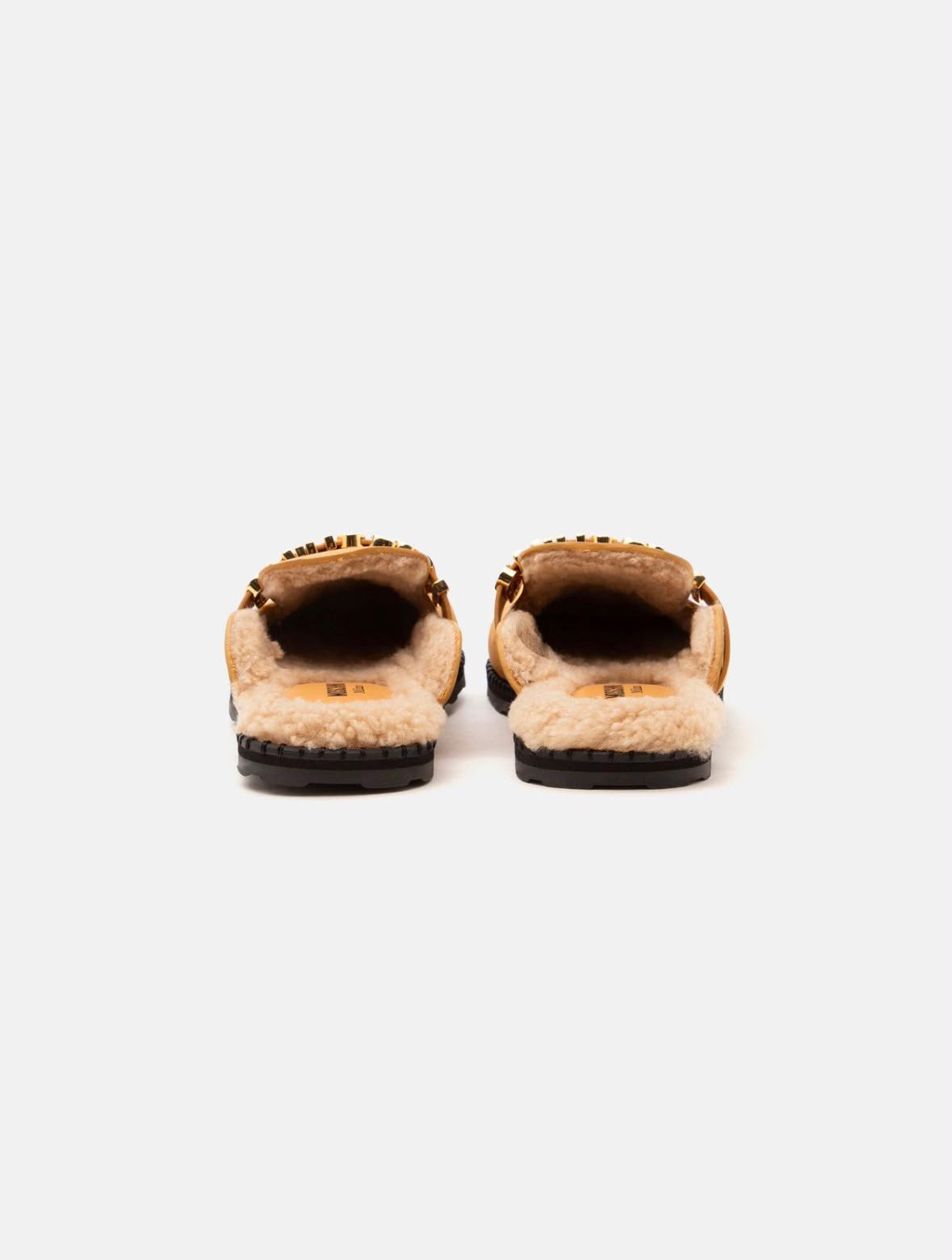 Sandalo Moschino in pelle con logo "Moschino"