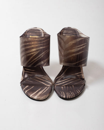 Sandalo Just Cavalli "Palm Print" donna