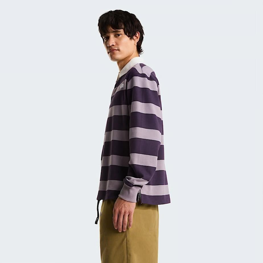 Polo The North Face in felpa a righe uomo