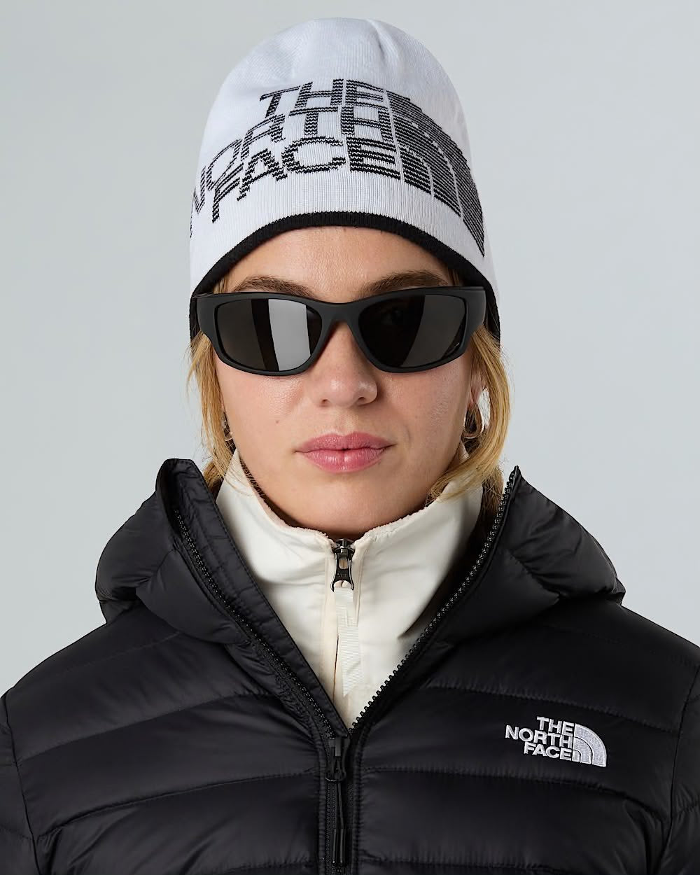Cappello The North Face reversibile con logo jacquard