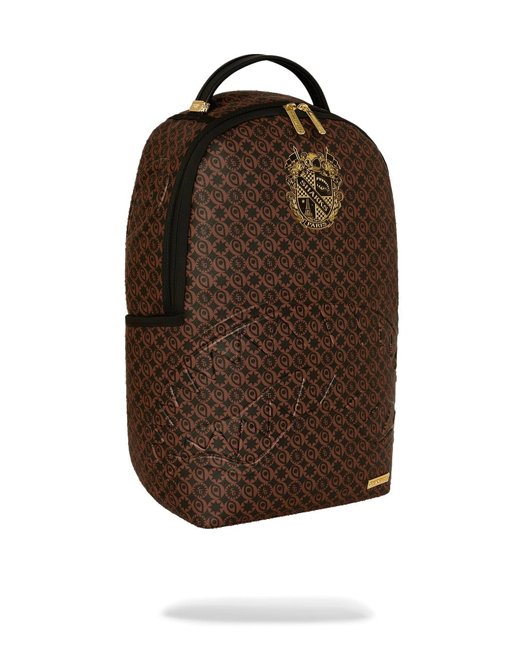 Zaino Sprayground marrone SHARKS SOUTH OF FRANCE BACKPACK