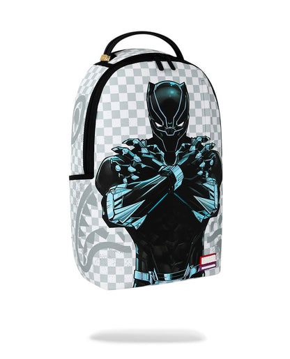 Zaino Sprayground bianco MARVEL  WAKANDA FOREVER WHITE CHECK BACKPACK