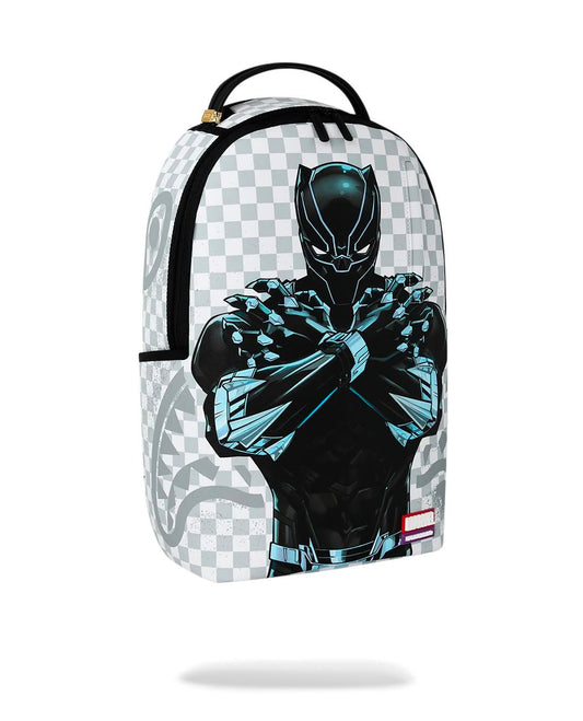 Zaino Sprayground bianco MARVEL  WAKANDA FOREVER WHITE CHECK BACKPACK