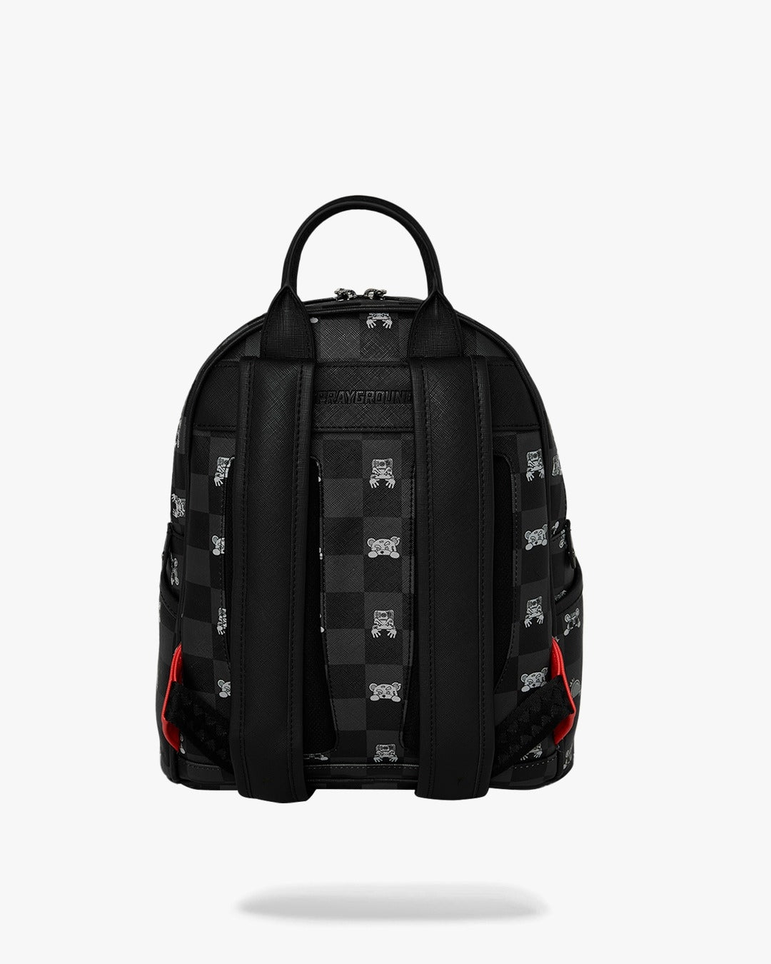 Zainetto Sprayground nero GRAY PEEKING CHARACTER CHECK SAVAGE BACKPACK