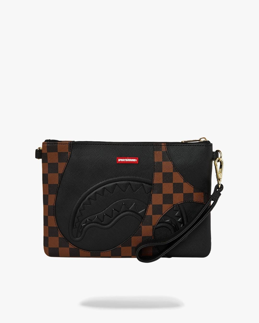 Pochette Sprayground marrone "JETSTREAM BROWN CROSSOVER CLUTCH"