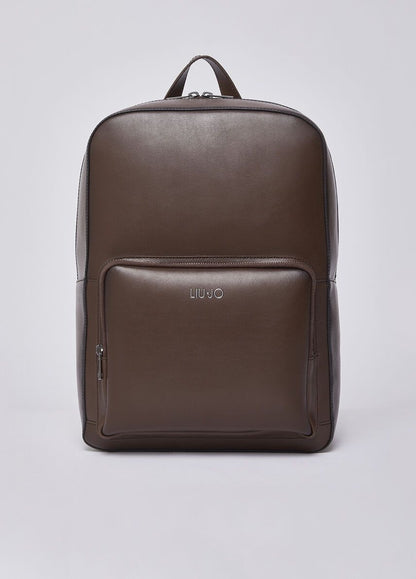 Zaino Liu Jo in pelle con logo in metallo