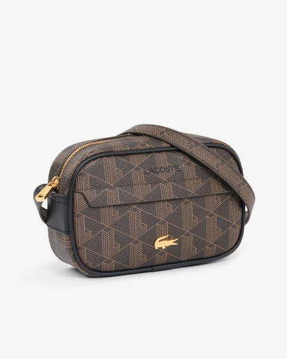 Tracolla Lacoste "Reporter" con stampa logo monogram