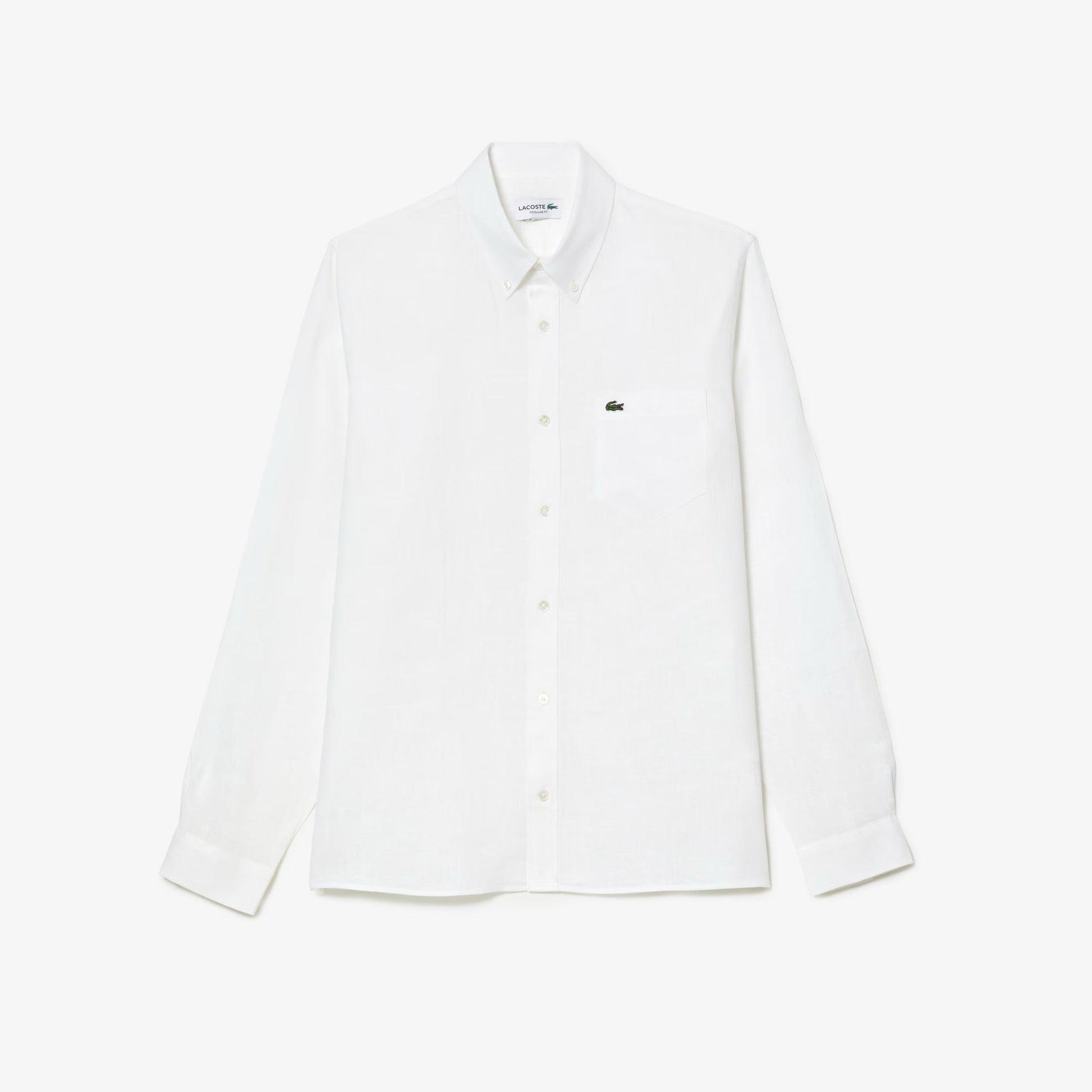 Camicia Lacoste regular in lino uomo