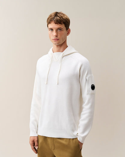 Maglia C.P. Company in lana con cappuccio uomo
