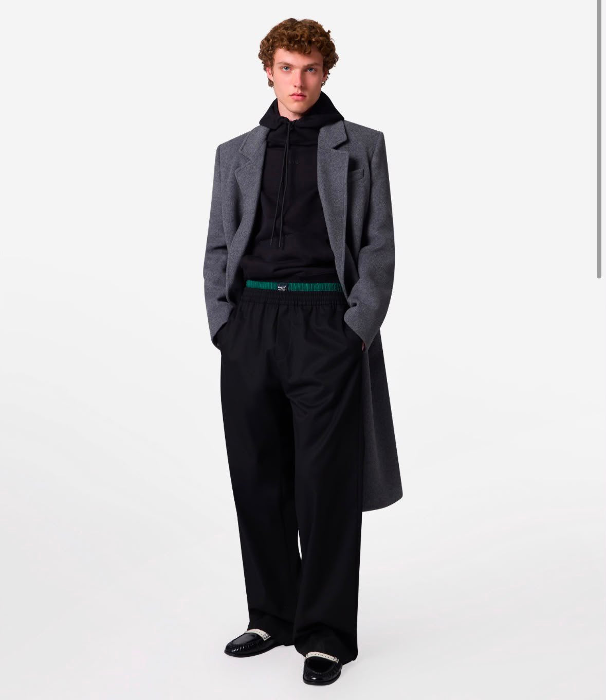 Pantalone MSGM in gabardina con boxer
