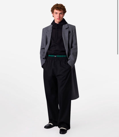 Pantalone MSGM in gabardina con boxer