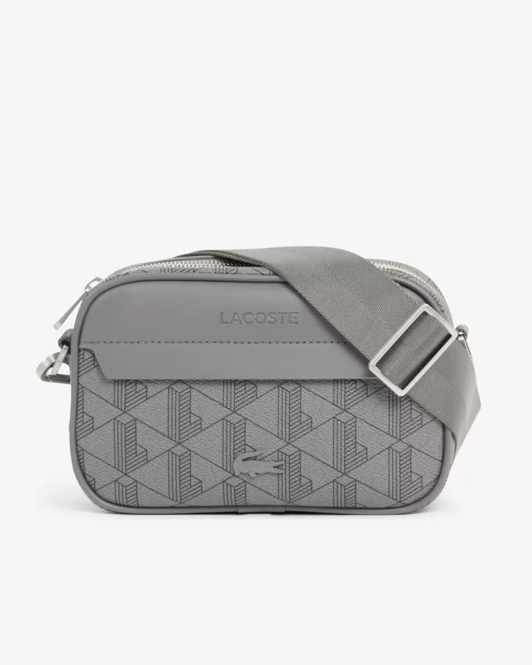 Tracolla Lacoste piccola "The Blend Monogram" con logo in metallo