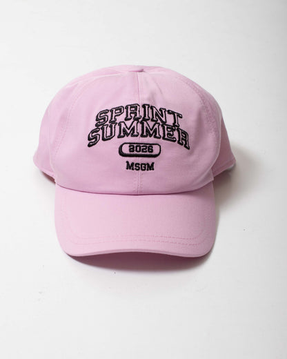 Cappello MSGM con ricamo "Sprint Summer"