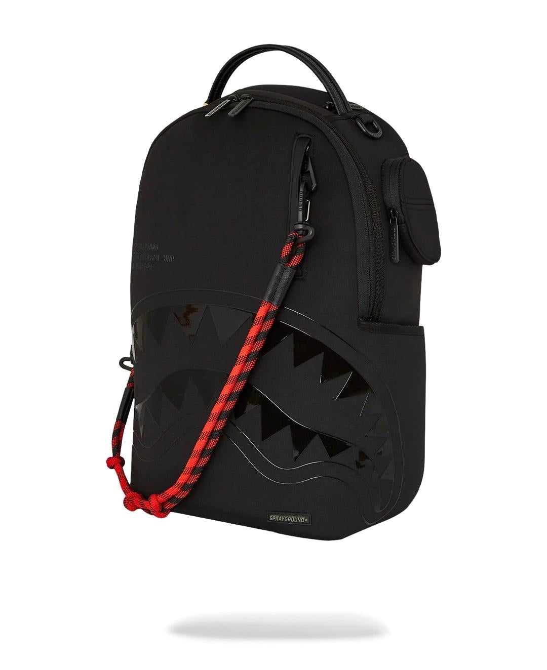 Zaino Sprayground nero Shark central kyushu mountain dlxsv backpack