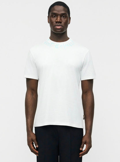 T-Shirt Just Cavalli girocollo con logo sul collo uomo