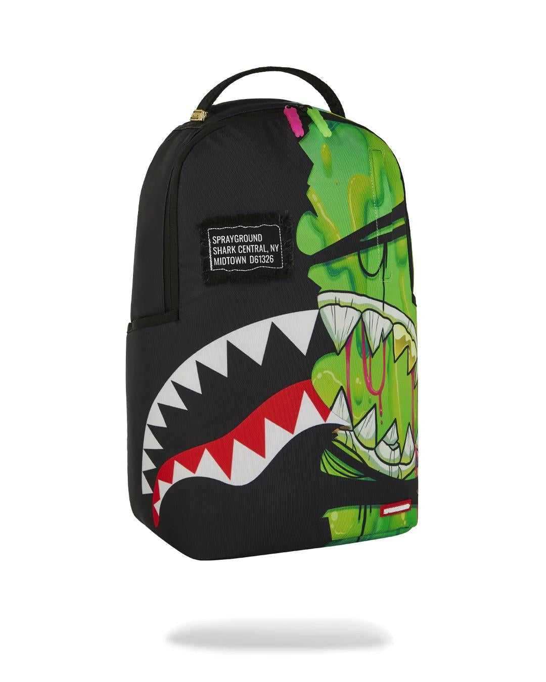 Zaino Sprayground nero "HALLOWEEN SHARK CENTRAL DRIPPY SPLIT BACKPACK "