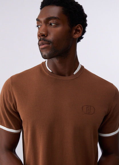 T-Shirt Liu Jo in maglia con colletto uomo