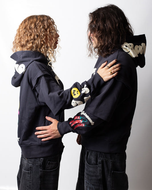 Felpa Barrow "Scugnizzo" con cappuccio