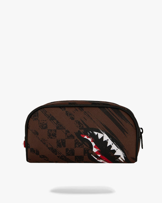 Pochette Sprayground marrone SMEARED GRUNGE PENCIL POUCH pencil pouch