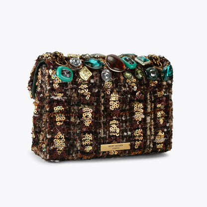 Borsa Kurt Geiger mini Kensington Ophelia con applicazioni
