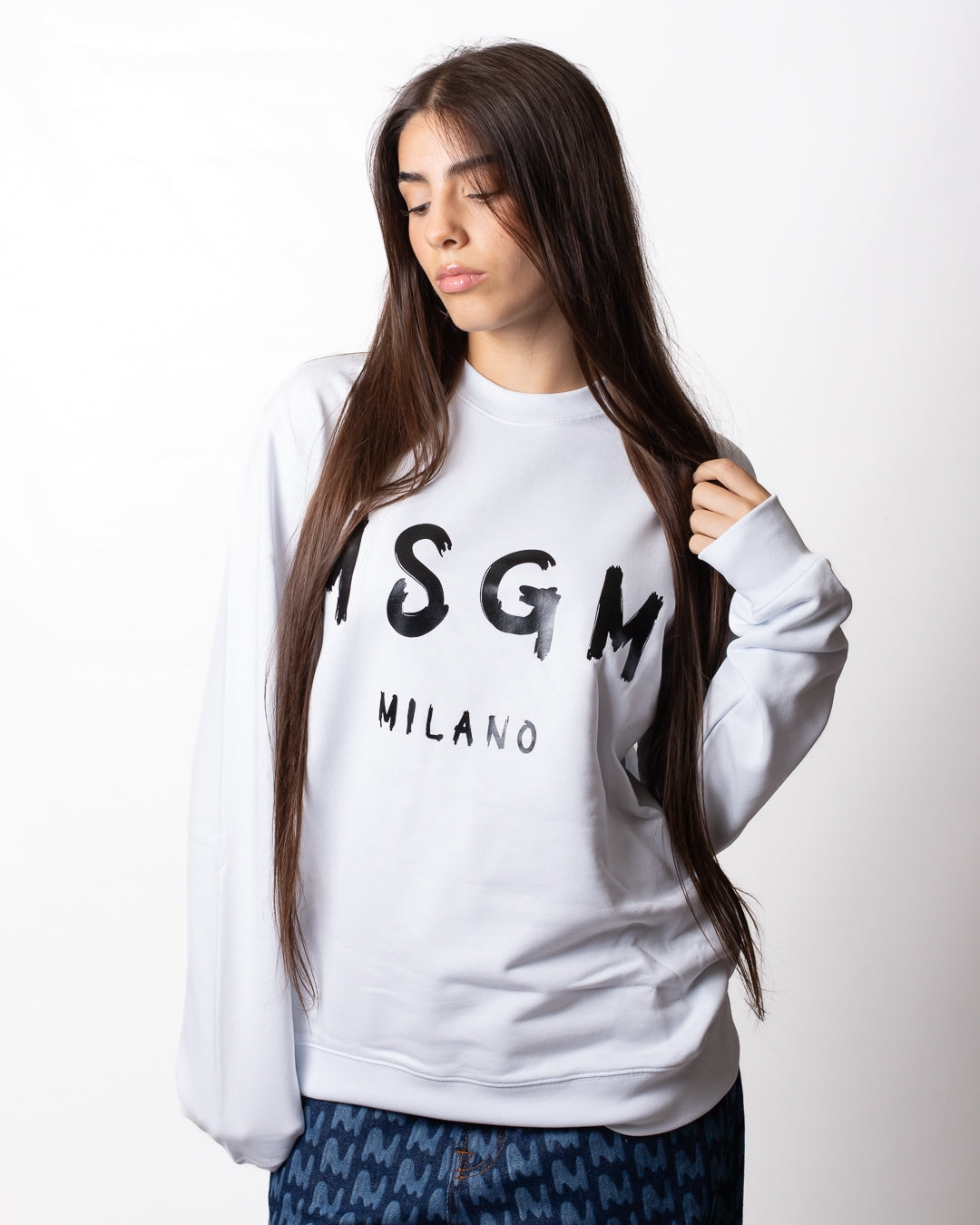 Felpa MSGM girocollo "Classic Logo"