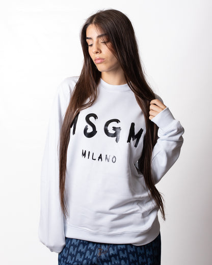 Felpa MSGM girocollo "Classic Logo"