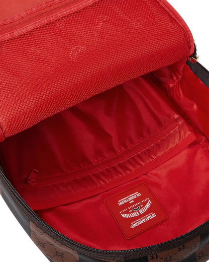 Zaino Sprayground marrone "Enlarged check paris backpack"