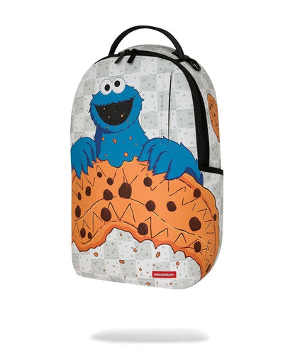 Zaino Sprayground bianco SESAME STREET COOKIE MONSTER SHARK BACKPACK
