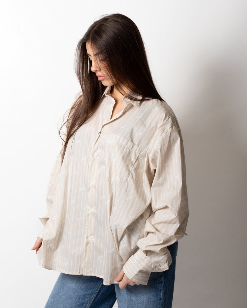 Camicia GCDS "Pinstripe Logo"