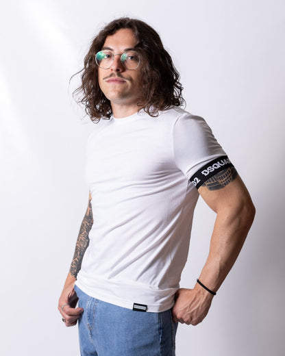T-shirt Dsquared2 con fascia logata