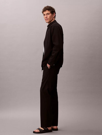 Pantalone Calvin Klein straight "Seersucker" uomo