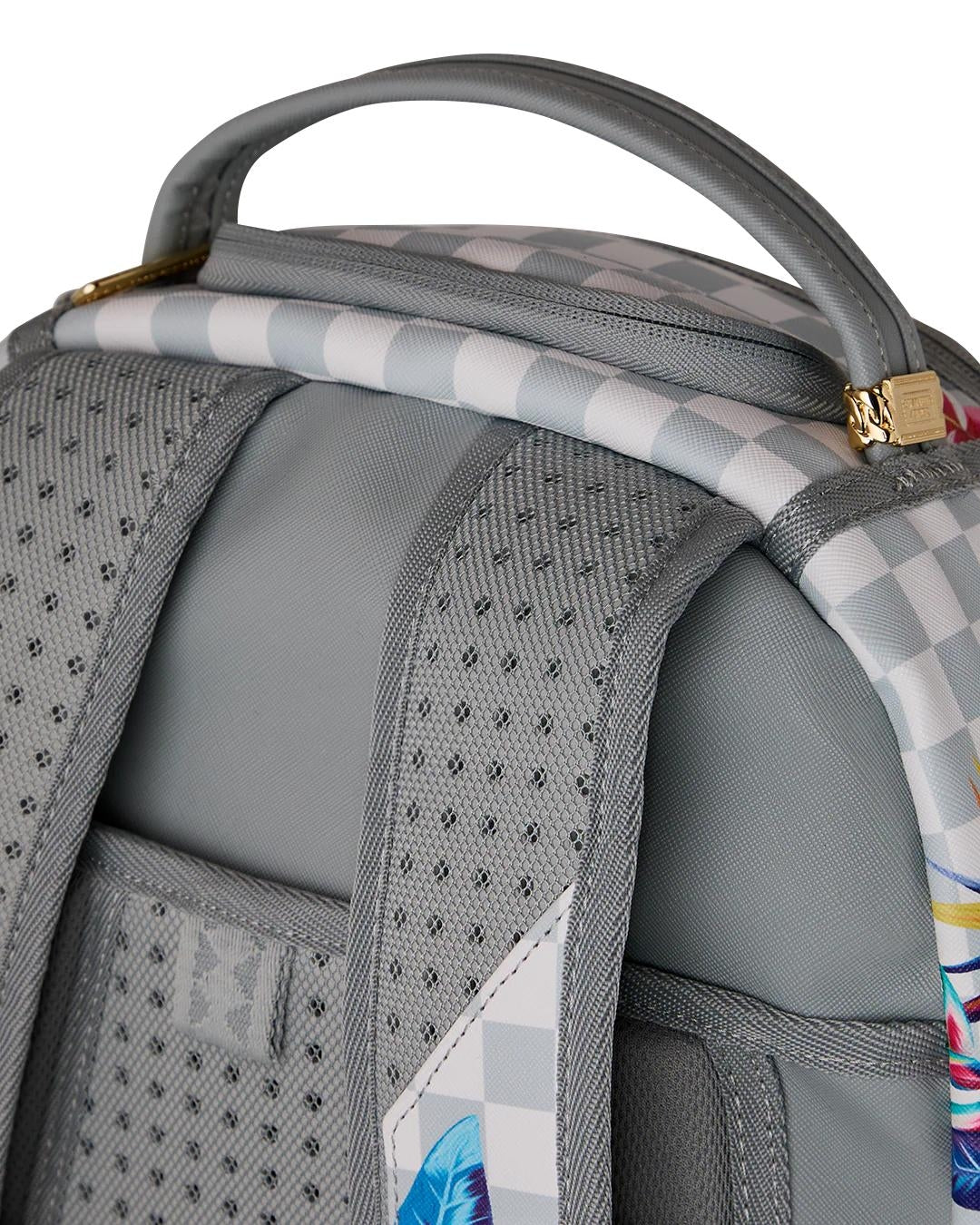 Zaino Sprayground bianco "Flowering jungle shark backpack"