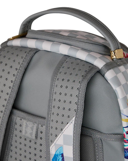 Zaino Sprayground bianco "Flowering jungle shark backpack"