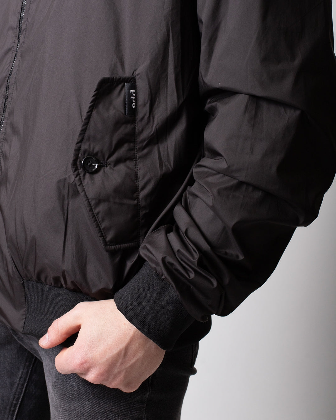 Giubbotto Add bomber con dettagli in costina uomo