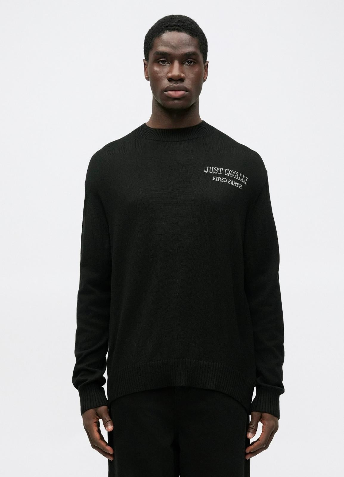 Maglia Just Cavalli girocollo "Fired Earth" uomo