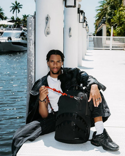 Zaino Sprayground nero Shark central kyushu mountain dlxsv backpack