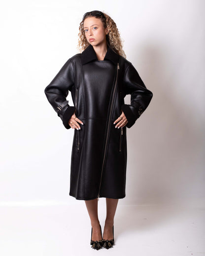 Cappotto Richmond X in ecopelle donna