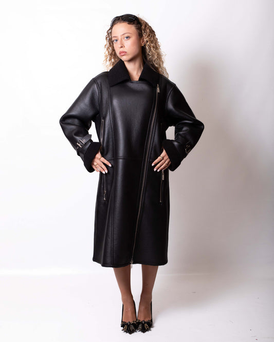 Cappotto Richmond X in ecopelle donna