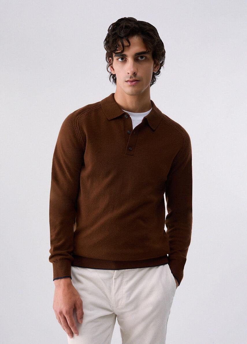 Maglia polo Liu Jo in lana e cashmere