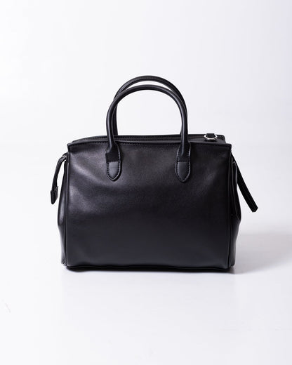 Borsa Just Cavalli in eco pelle con dettagli argento e logo