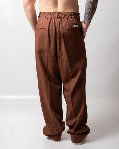 Pantalone Gaelle sartoriale in lino uomo