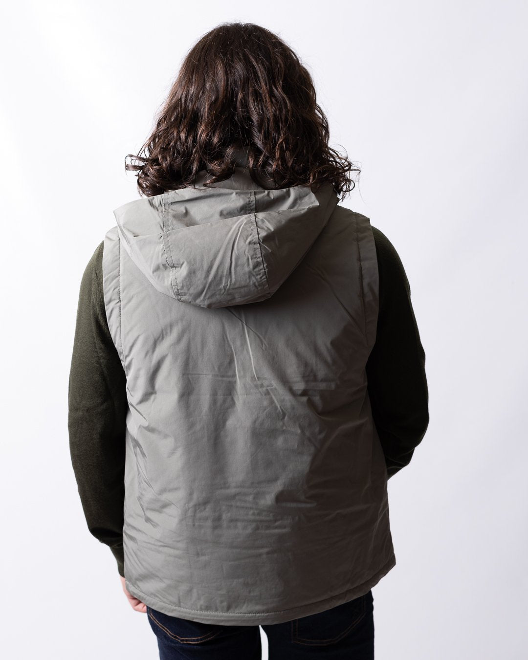 Gilet Calvin Klein in nylon con cappuccio uomo