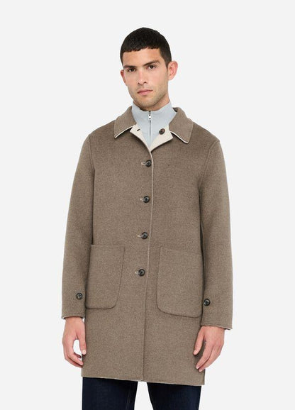 Cappotto Liu Jo reversibile in misto lana uomo