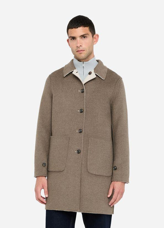 Cappotto Liu Jo reversibile in misto lana uomo