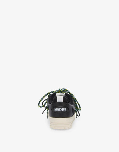 Sneakers Moschino con doppi lacci uomo